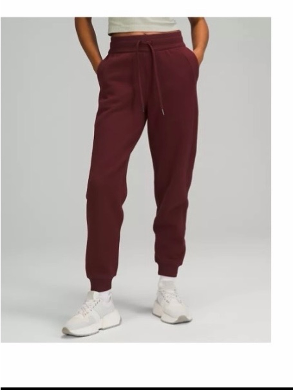 Size 10 Women’s Lululemon Scuba High Rise Joggers